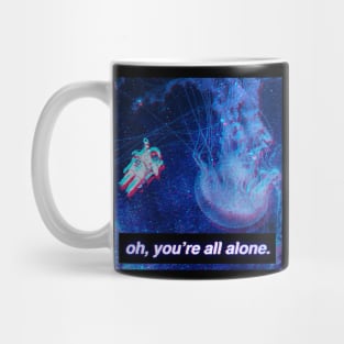 Streetwear Vaporwave Aesthetic Lonely Astronaut Mug